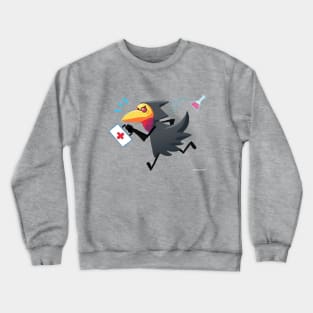 Mortimer Mycovelli runs to help Crewneck Sweatshirt